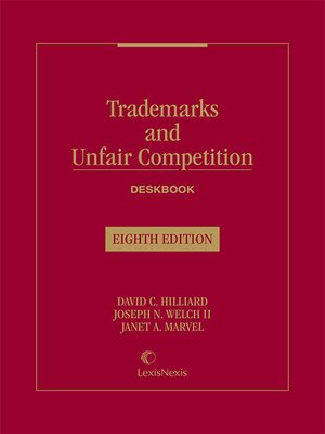 cover image of Trademarks and Unfair Competition Deskbook